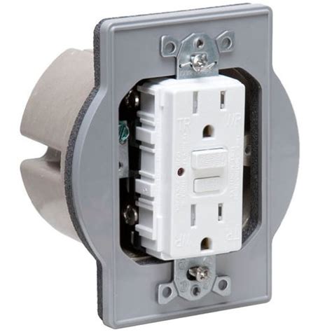 convert electrical box to outlet